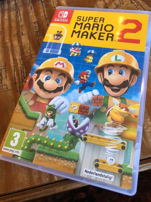 Super Mario Maker 2, Spelcomputers en Games, Games | Nintendo Switch, Zo goed als nieuw, Avontuur en Actie, 3 spelers of meer
