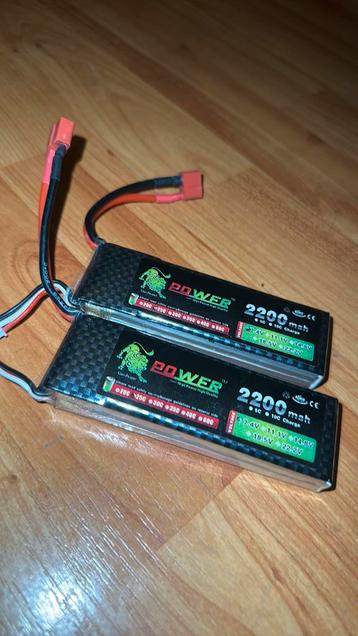 2200mah batterijen 2x beschikbaar voor biedingen