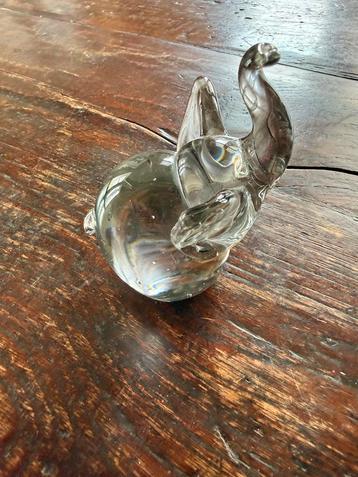 Krosno Murano glazen olifant olifantje glas izgst beschikbaar voor biedingen