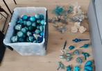 Leuke set blauwe kerstballen, Diversen, Kerst, Ophalen, Zo goed als nieuw