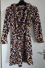 Meisjesbadjas Hema 158/164 lichtroze /panterprint, Overige kleuren, Ophalen of Verzenden, Knielengte, Maat 34 (XS) of kleiner