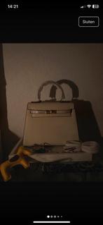 Witte H tas, Ophalen of Verzenden, Nieuw, Beige, Handtas