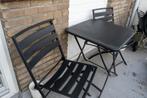 Tuinset (2 stoelen en tafel), Tuin en Terras, Bijzettafel, Aluminium, Zo goed als nieuw, Tuinset