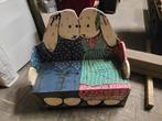 Schattig kinderbankje met konijntjes, Ophalen, Gebruikt, Minder dan 75 cm, Kindvriendelijk
