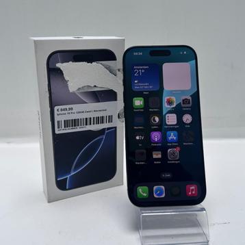 Iphone 16 Pro 128GB Zwart Batt 100% | Nette Staat beschikbaar voor biedingen