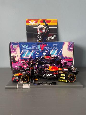 Max Verstappen auto 1:18 Qatar 2023 World Champion Ed 138 beschikbaar voor biedingen