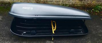 Mooie grote Hapro Probox 560 EF XL zwarte dakkoffer skibox  beschikbaar voor biedingen