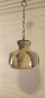 Vintage Italiaans Glazen Hanglamp, Minder dan 50 cm, Glas, Gebruikt, Ophalen of Verzenden