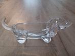 Kristallen Vide-poches Art Vannes in Teckelvorm 2x, Antiek en Kunst, Antiek | Glas en Kristal, Ophalen of Verzenden