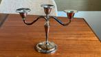 Verzilverde Keltum Pleet Kandelaar, Antiek en Kunst, Ophalen of Verzenden, Zilver