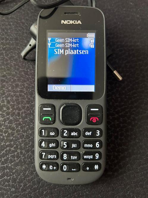 Nokia 101 dualsim-retro telefoon, Telecommunicatie, Mobiele telefoons | Nokia, Zo goed als nieuw, Overige modellen, Fysiek toetsenbord