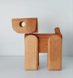 Vintage houten hondje, Ophalen of Verzenden