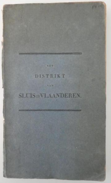 Het Distrikt van Sluis in Vlaanderen 1819 beschikbaar voor biedingen