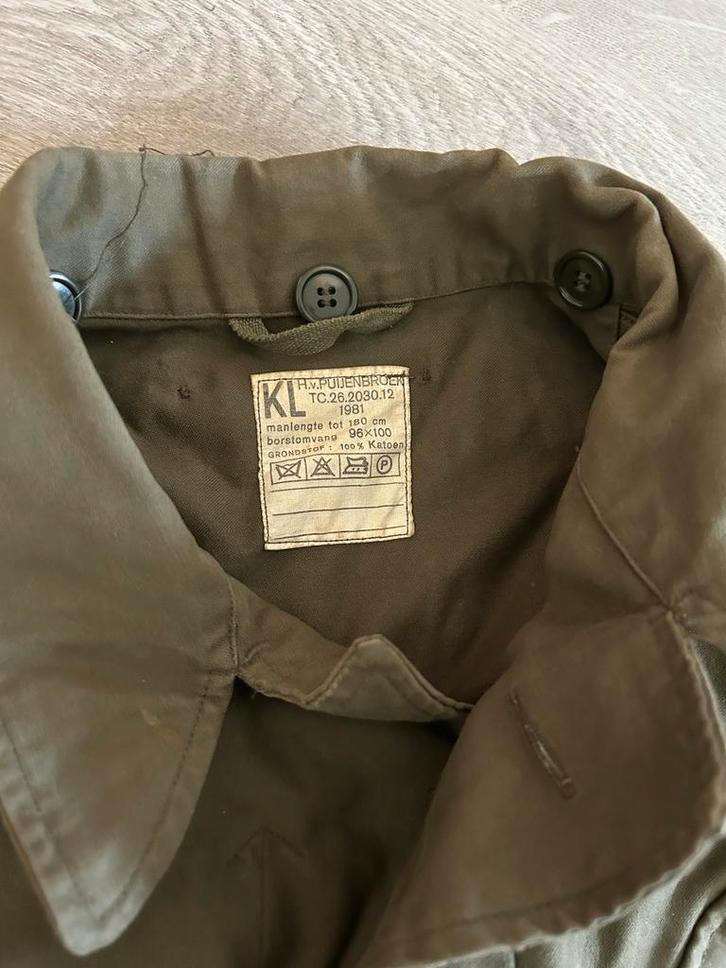 KL Jas Lichting ‘81 + Emblemen, Verzamelen, Militaria | Algemeen, Landmacht, Kleding of Schoenen, Nederland, Ophalen of Verzenden