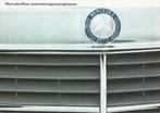 Mercedes Benz personenwagen programma folder (mb41), Ophalen of Verzenden, Zo goed als nieuw, Mercedes