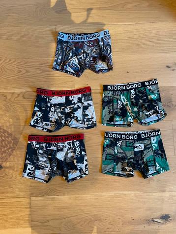 5 x Bjorn Borg boxershort maat 134 / 140 beschikbaar voor biedingen