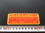 sticker België Kalmthout Jeans store MAUS Eikelstraat 42, Verzamelen, Ophalen, Zo goed als nieuw, Bedrijf of Vereniging