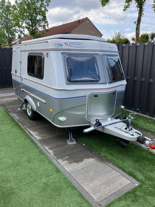 Zeer mooie Eriba Puck L225 caravan, Caravans en Kamperen, Caravans, Particulier, Eriba, Luifel, Ophalen