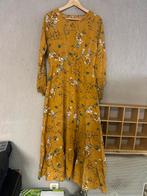 Lange jurk (Bloemenprint), Geel, Nieuw, Onder de knie, Ophalen