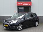 Ford C-Max 1.0 Lease Titanium navi LM airco, Voorwielaandrijving, 125 pk, Gebruikt, Zwart