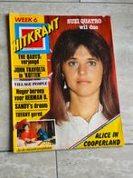 Hitkrant 1979 week 6. Poster John Travolta., Ophalen of Verzenden, 1960 tot 1980, Tijdschrift