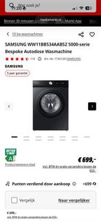 Samsung wasmachine, Witgoed en Apparatuur, Ophalen, Zo goed als nieuw, 1200 tot 1600 toeren, 85 tot 90 cm