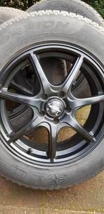 Mitsubishi winterbanden met LM velg 225/65 R17, Auto-onderdelen, Banden en Velgen, Ophalen, Gebruikt, Banden en Velgen, 17 inch