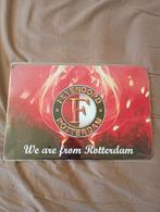 Feyenoord wandbord 20x30cm, Ophalen of Verzenden