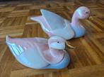 Twee sierlijke eendenbeeldjes, Verzamelen, Beelden en Beeldjes, Ophalen of Verzenden, Zo goed als nieuw, Dier
