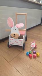 Houten Loopwagen met Vormenstoof, Ophalen of Verzenden, Gebruikt, Overige typen, Met wieltjes