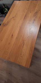 Blank eiken tafel, Huis en Inrichting, Tafels | Eettafels, Ophalen, 100 tot 150 cm, Eikenhout, 50 tot 100 cm