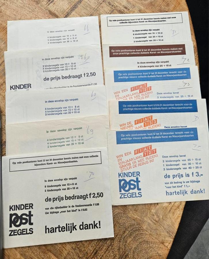 Kinderpostzegels Collectie - Diverse Jaargangen 1966 tm 2001, Postzegels en Munten, Postzegels | Nederland, Postfris, Na 1940