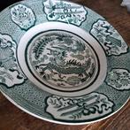 Bord met Draak erop Frans Gemerkt 22 cm groot, Antiek en Kunst, Antiek | Servies los, Ophalen of Verzenden