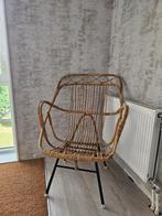 Rotan stoel vintage, Ophalen, Gebruikt, Bruin, Eén
