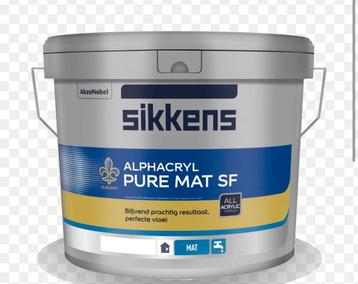 Sikkens en sigma muurverf 9001/9010 beschikbaar voor biedingen