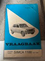 Vraagbaak Simca 1100, Ophalen of Verzenden