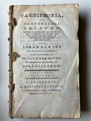 Cardiphonia, of gemeenzaame brieven(1783) beschikbaar voor biedingen