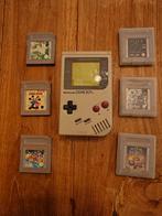 Nintendo Game Boy Classic 1989 + 6 spellen + opbergtasje, Spelcomputers en Games, Spelcomputers | Nintendo Game Boy, Ophalen of Verzenden