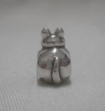 Zilveren Pandora bedel poes 790284  nr.575, Sieraden, Tassen en Uiterlijk, Bedels, Verzenden, Pandora, Zo goed als nieuw, 1 bedel