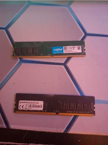 2x 16GB DDR4 RAM Geheugen beschikbaar voor biedingen