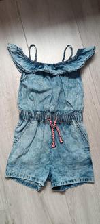 Kastopruiming: D-Zine denim jumpsuit maat 128, Kinderen en Baby's, Kinderkleding | Maat 128, Ophalen of Verzenden, Zo goed als nieuw