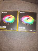 2x QL140 RGB Corsair pc ventilatoren (ongebruikt), Ophalen of Verzenden, Nieuw, Luchtkoeling