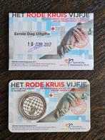 Rode Kruis Vijfje - 1ste dag - Coincard, Postzegels en Munten, Munten | Nederland, Ophalen of Verzenden, Euro's, Losse munt