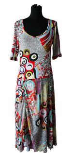 kleurrijke jurk van Chacok maat M (7923), Kleding | Dames, Maat 38/40 (M), Overige kleuren, Verzenden, Zo goed als nieuw