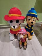 3 paw patrol knuffels (Chase groot, Marshall groot, Sky), Ophalen of Verzenden, Zo goed als nieuw, Overige typen