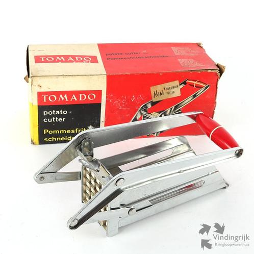Vintage Tomado frites-snijder frietsnijder patatsnijder, Huis en Inrichting, Keuken | Keukenbenodigdheden, Gebruikt, Ophalen of Verzenden