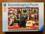 Ravensburger puzzel - Mijn trouwe vrienden - 500 pcs - zgan, Ophalen of Verzenden, 500 t/m 1500 stukjes, Zo goed als nieuw, Legpuzzel