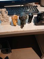 Set van 5 stenen olifantenbeeldjes, Ophalen of Verzenden