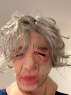 Masker oude vrouw / Halloween, Verzenden, Zo goed als nieuw, Versiering