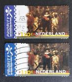 nvph 1907 + 1907a gestempeld De Nachtwacht 2000, Postzegels en Munten, Postzegels | Nederland, Verzenden, Na 1940, Gestempeld